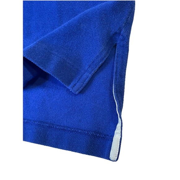 Polo Ralph Lauren Mens Medium Blue Short Sleeve Shirt 3 Triple Horse Logo - Picture 5 of 11